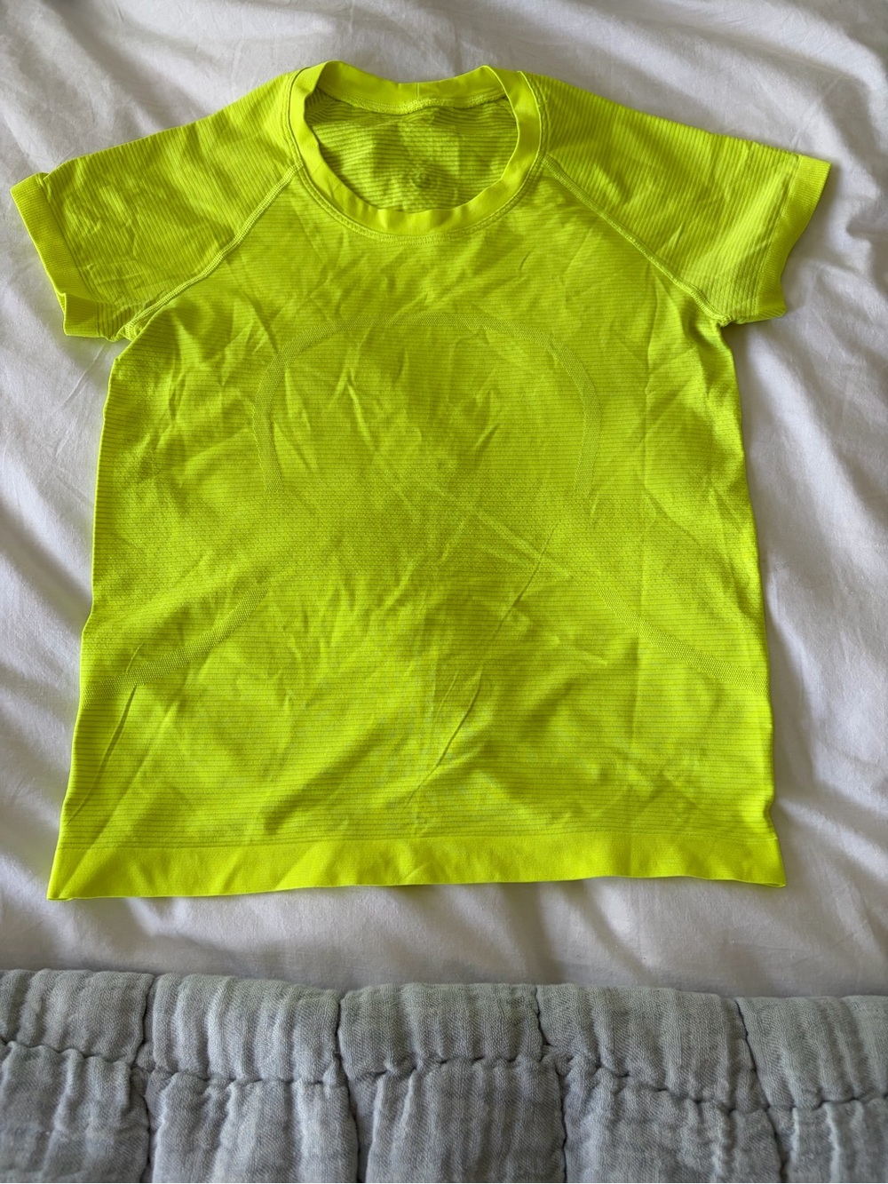 Lululemon neon yellow swiftly tech short sleeve